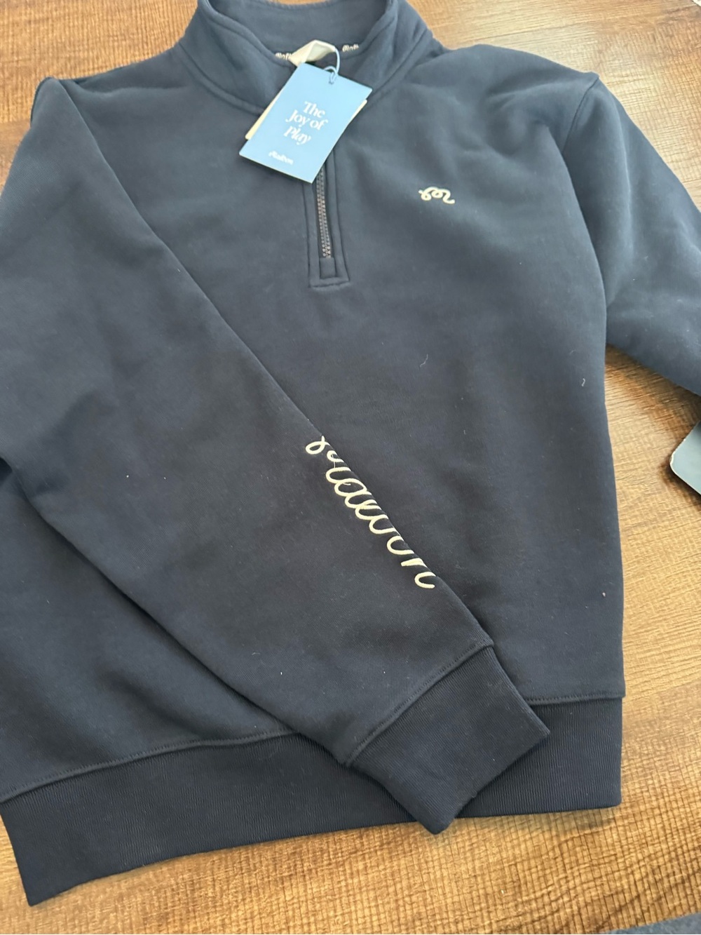NWT Malbon half zip navy